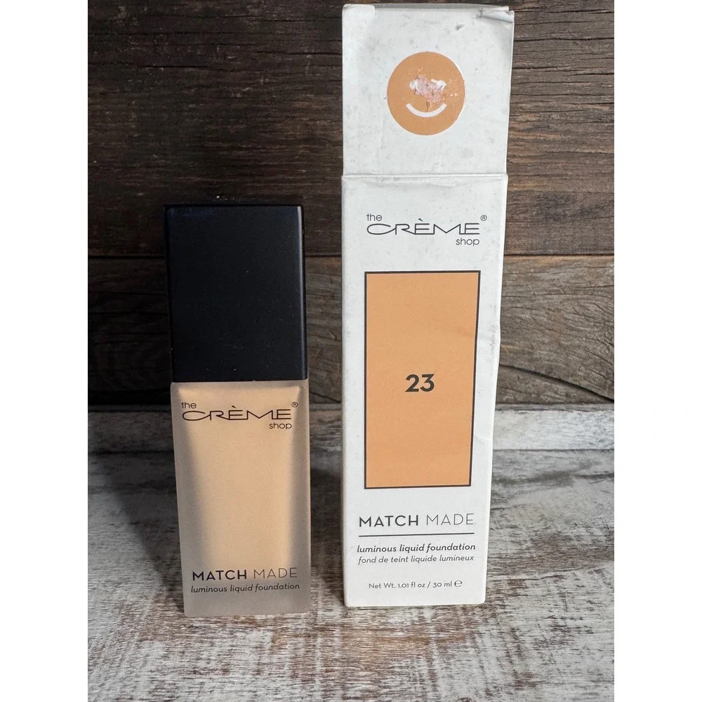 The Creme Shop Match Made Luminous Foundation | Shade 23 Light Medium | MSRP $18